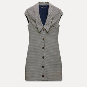 Zara Plaid Mini Dress!